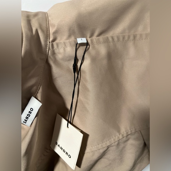 SANDRO Indiana Cropped Shirt. NEW WITH TAGS! - Picture 9 of 11